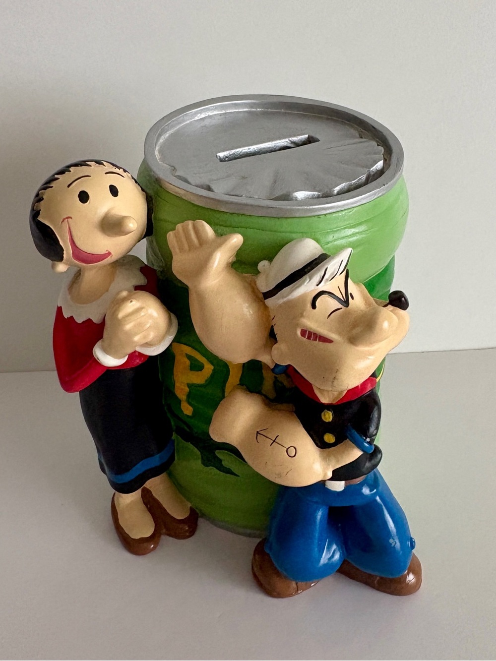 Vintage Popeye & Olive Coin Bank